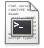 application, mime, shellscript icon