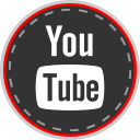 media, online, social, youtube svg vector icon