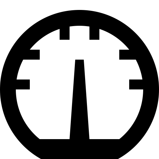 Meter svg vector icon
