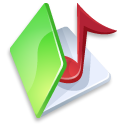 folder,music,green icon