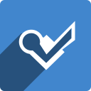 foursquare, media, shadow, social, square svg vector icon