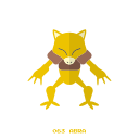 abra, kanto, pokemon, psy svg vector icon