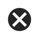 cancel, close, cross, delete, exit, stop, warning svg vector icon