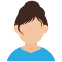 avatar, girl, teenager svg vector icon