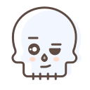 avatar, character, halloween, skeleton, skull svg vector icon