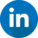 linkedin, logo, social network icon