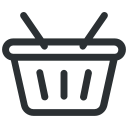 basket, market basket, shopping basket, store svg vector icon