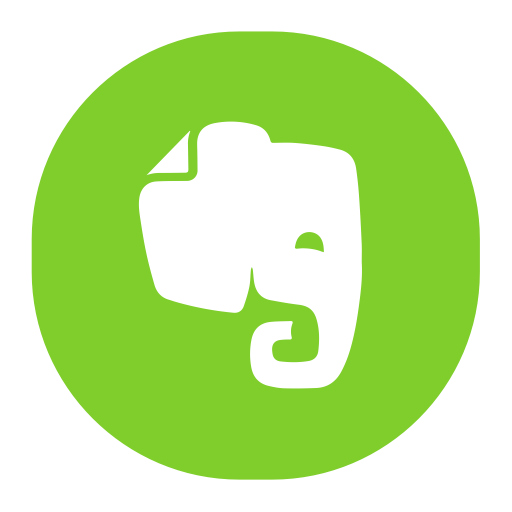 Evernote svg vector icon