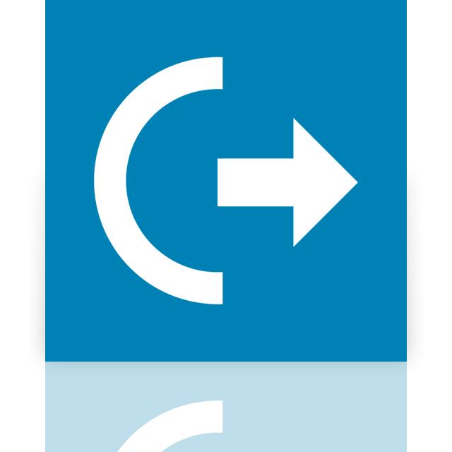 log, mirror, off, power icon