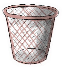 trash,empty icon
