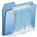 blue,waterfall icon