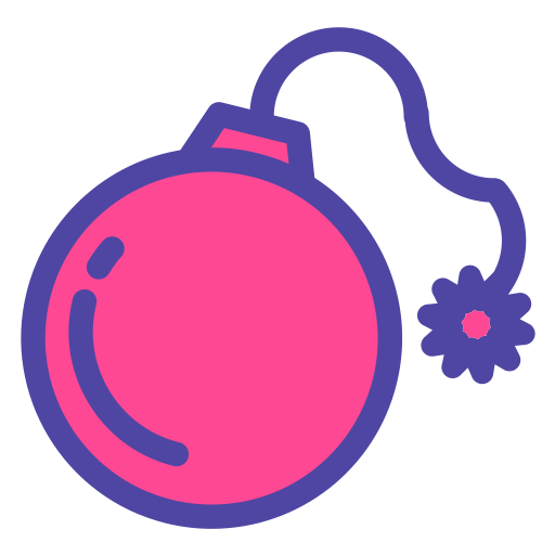 Bomb svg vector icon
