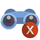 binoculars,cross icon