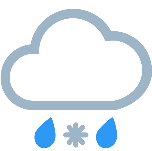 Sleet svg vector icon