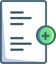 document, new, new document, plus svg vector icon