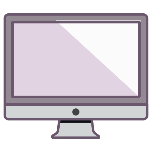 Computer svg vector icon