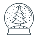 christmas, christmas ball, christmas tree, new year, tree, xmas svg vector icon