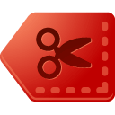 coupon, r, tag icon