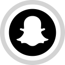 logo, media, snapchat, social svg vector icon