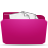 folder,pink,stuffed icon