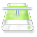 drive, green, network icon