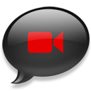ichat,black icon