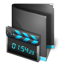 folder,black,movie,film,video icon