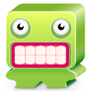 desesperate, green, monster, scare, ugly icon