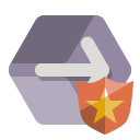 next,shield icon