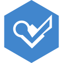 foursquare, hexagon, media, social svg vector icon