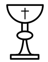 catholic, chalice, christian, church, communion svg vector icon