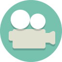 video camera svg vector icon