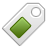 green, tag icon