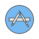 apple, application, apps, appstore, company, mobile, technology svg vector icon