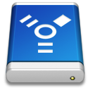 drive,blue,firewire icon