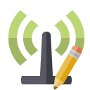 antenna,pencil icon