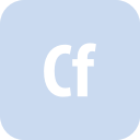 adobe, cold fusion, coldfusion, rounded svg vector icon