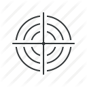 aim, bullseye, center, goal, purpose, success, target icon