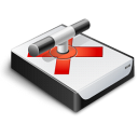 disk, drive, failure, network icon