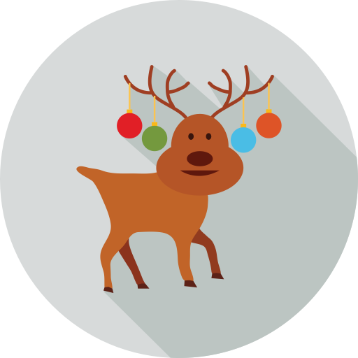 Reindeer svg vector icon