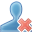 user,blue,delete,del,remove,account,profile,people,human icon