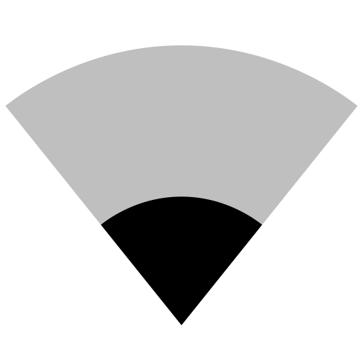 Ic Signal Wifi 1 Bar svg vector icon