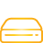 basic, drive, hard, yellow icon