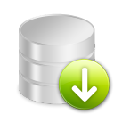 download,database,db,descending,fall,decrease,down,descend icon