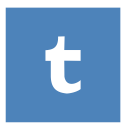 square, tumblr svg vector icon