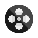 camera, circle, film, movie, multimedia svg vector icon