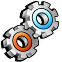 execute, gears, process, running, settings, utilities icon