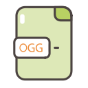 documents, files, folders, ogg, ogg svg vector icon