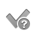 checkmark,help icon