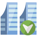 company,down icon
